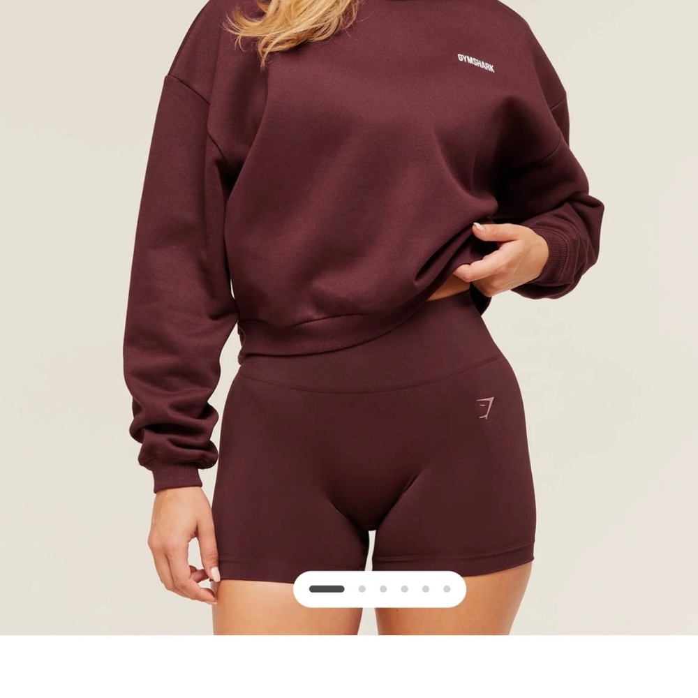 Gymshark Women's Rich Maroon Cozy Luxe Outfit